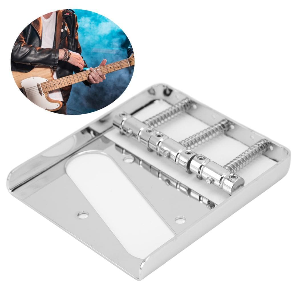 Guitarras pontes fixação firme fácil ajuste ponte de guitarra elétrica para tl