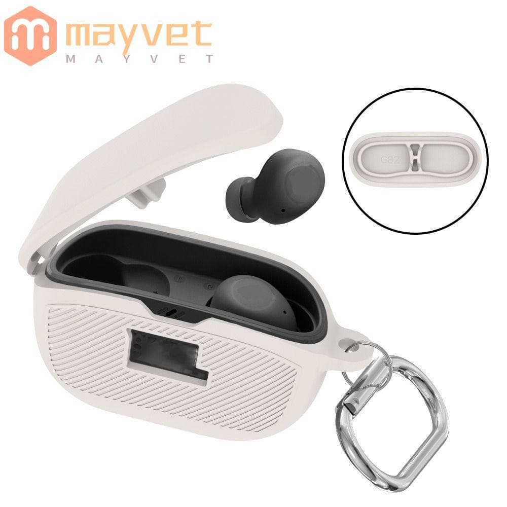MAYVET Protetor , Capa Protetora De Silicone Para Fone De Ouvido , À Prova De Choque Com De Gancho Vibe Buds