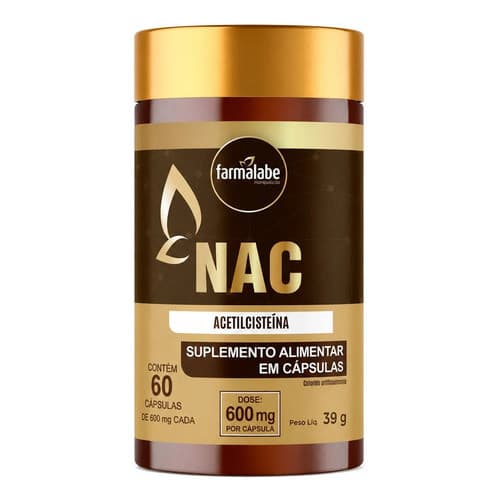 NAC (N-ACETILCISTEÍNA) - 60 cápsulas