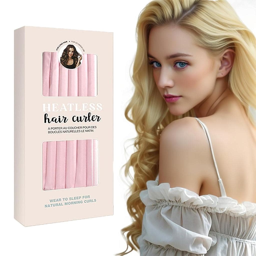 Vara de Curling Sem Calor - Modelador de Cabelo Sem Calor para Cachos Noturnos, Modeladores de Cabelo Macios para Dormir