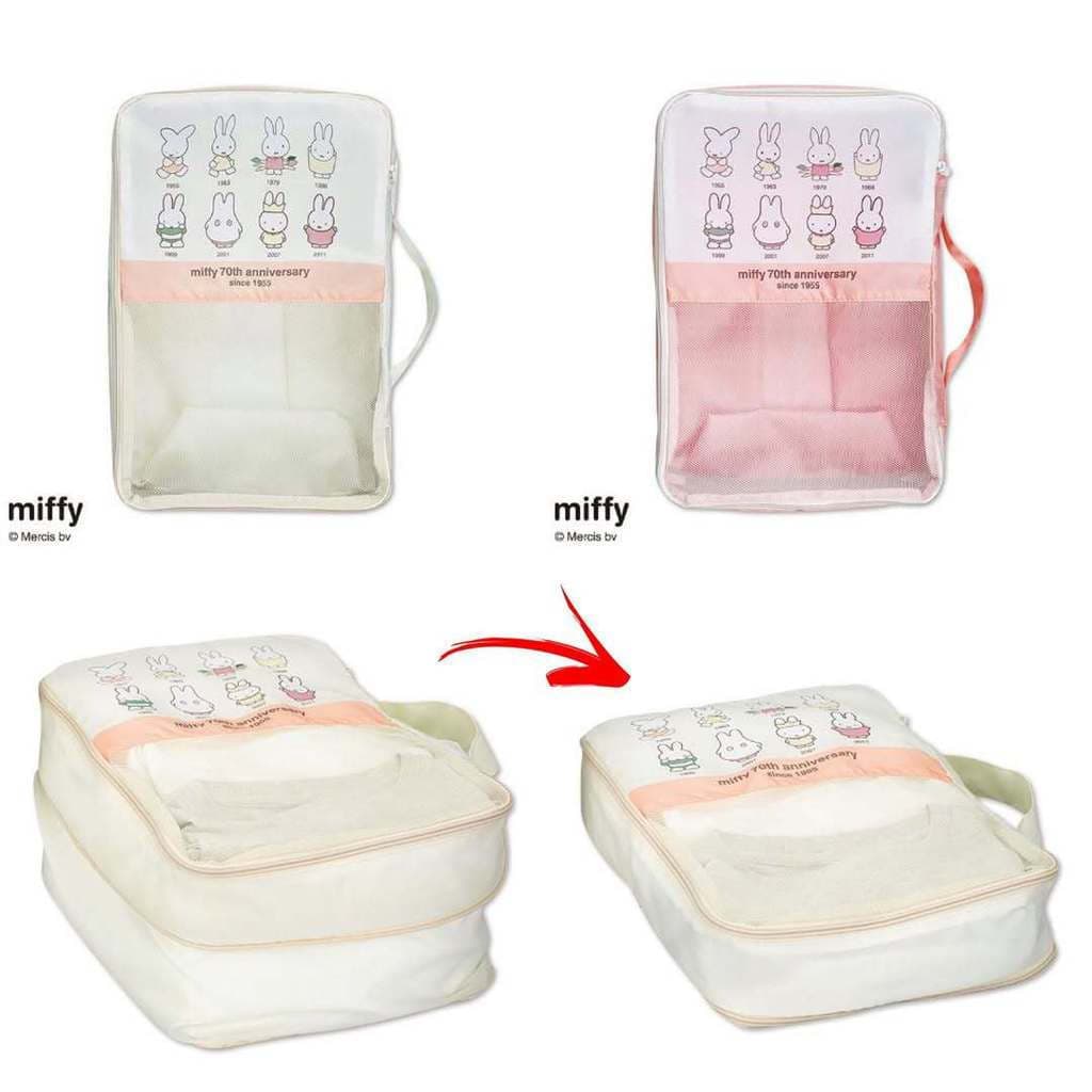 Conjunto Organizador De Viagem Cute Miffy Rabbit-Bolsa De Higiene Pessoal À Prova D'água E Armazenamento De Roupas Para