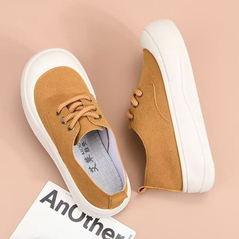 Sapatos de lona femininos 2026 novo estilo primavera outono tendência All-Match sapatos femininos de venda quente respir