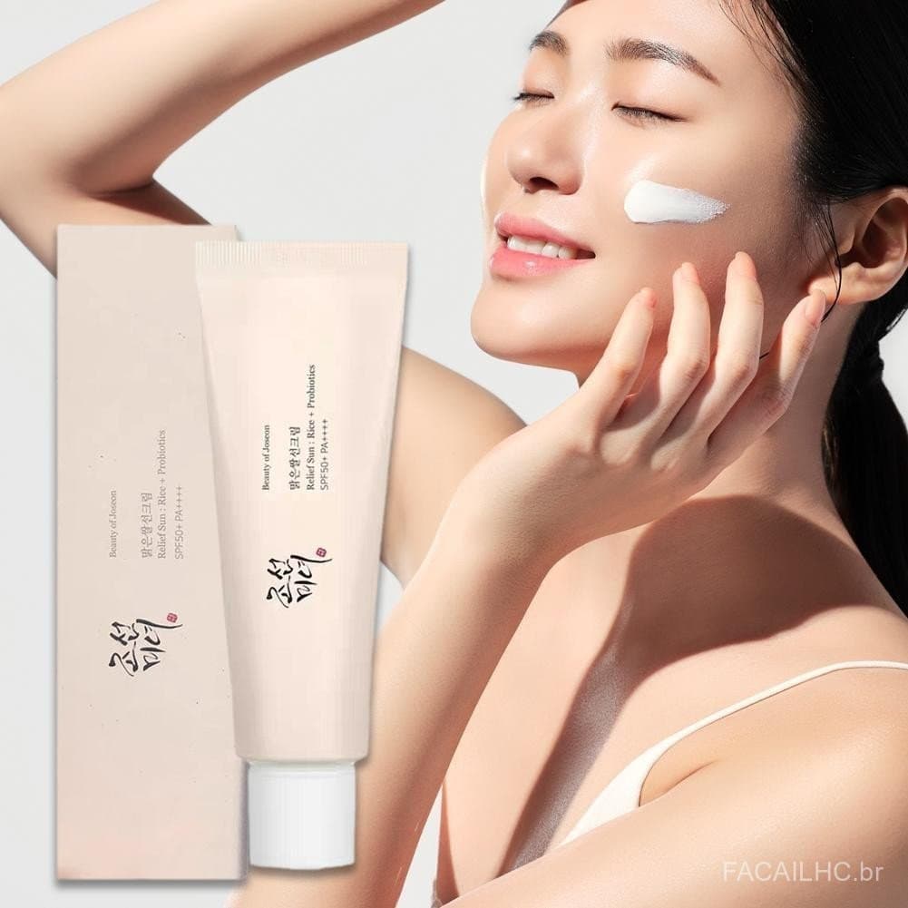 Solar Rice + Probióticos SPF50 + PA + Protetor Facial 50ML IFDA
