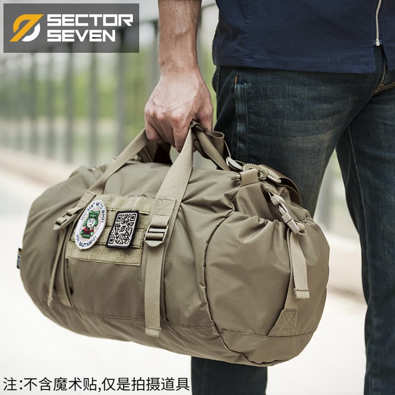 District 7 Pufferfish tático balde saco de Fitness esportes basquete saco de viagem de curta distância viagem de negócio