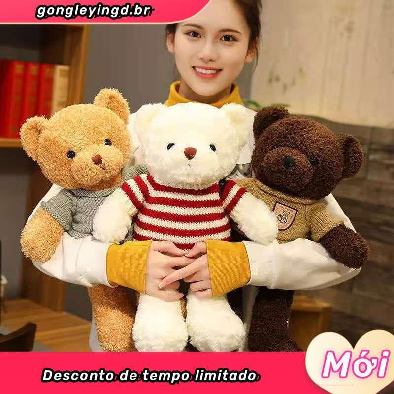 30cm-40cm Urso De Pelúcia Brinquedos Bonecas De Pano Celebração De Casamento Decoração De Aniversário Presente De Natal