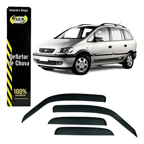 Calha De Chuva Acrilica Fumê Zafira 2001 A 2012 4 Portas