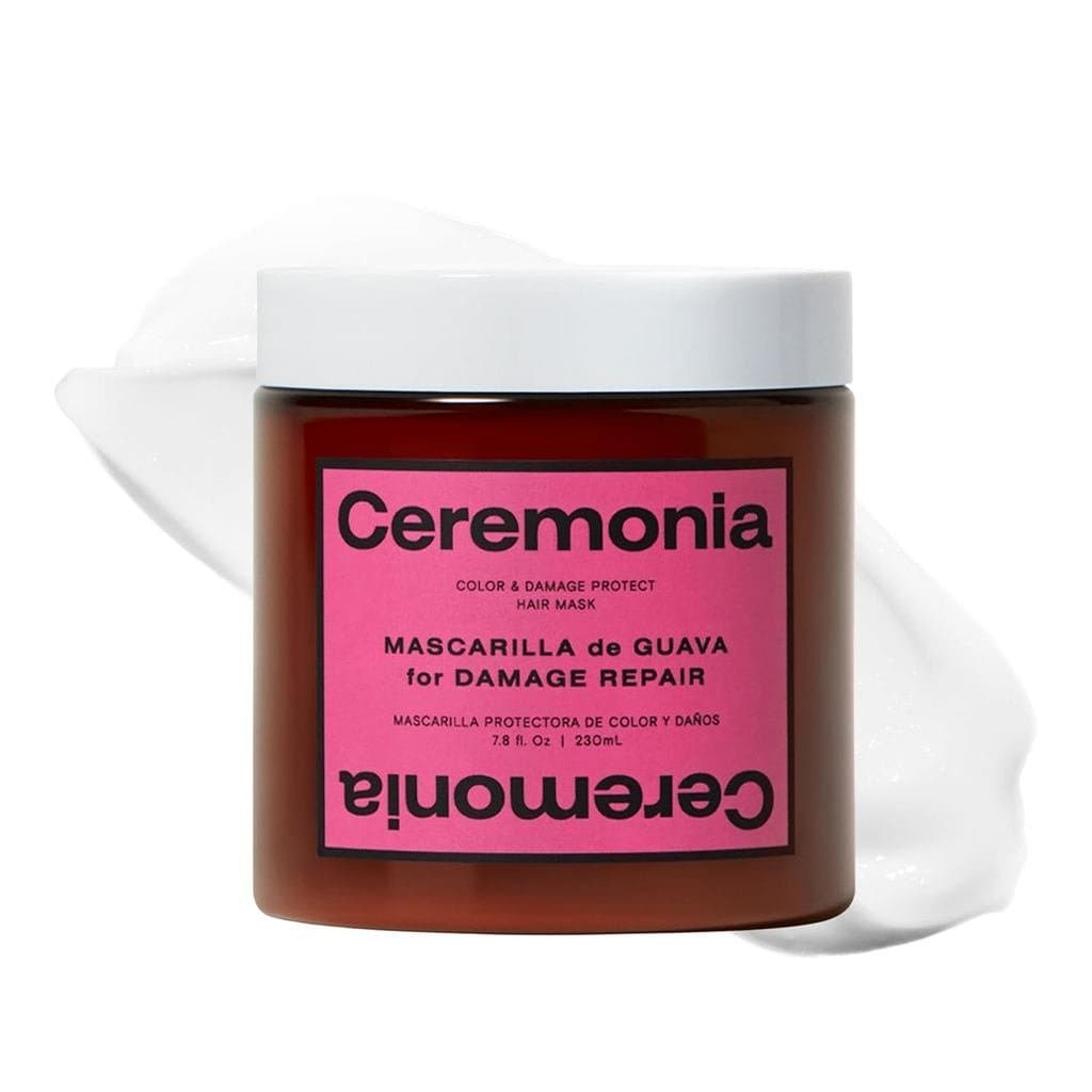 Máscara Capilar Ceremonia Guava para Proteção de Cor e Danos |   Tratamento Hidratante para Cabelos Danificados e Pontas