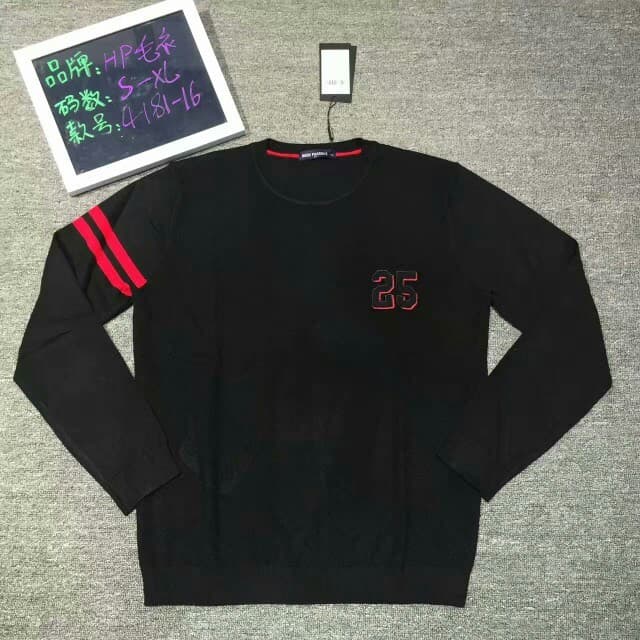 Contador genuíno Street Wear roupas masculinas 2017 novo estilo moda Casual confortável All-Match em torno do pescoço ma