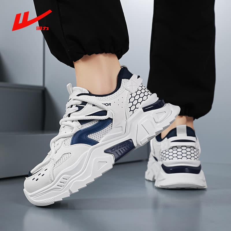 Puxar para trás sapatos masculinos genuínos 2026 primavera verão novo estilo malha respirável Casual esportes masculinos