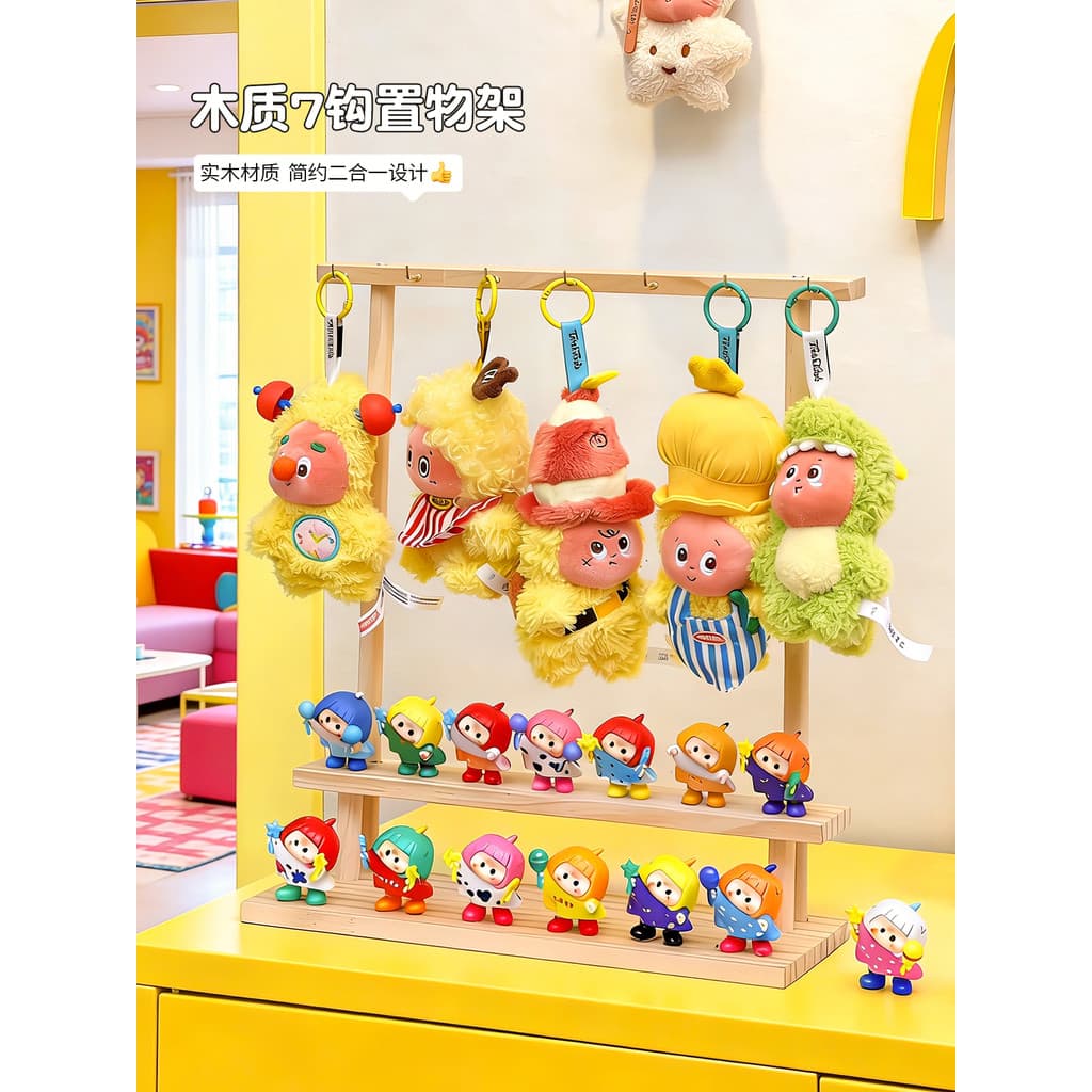 Estrela pingente rack de armazenamento adequado para Pop Mart pingente de pelúcia rack de exibição caixa misteriosa figu