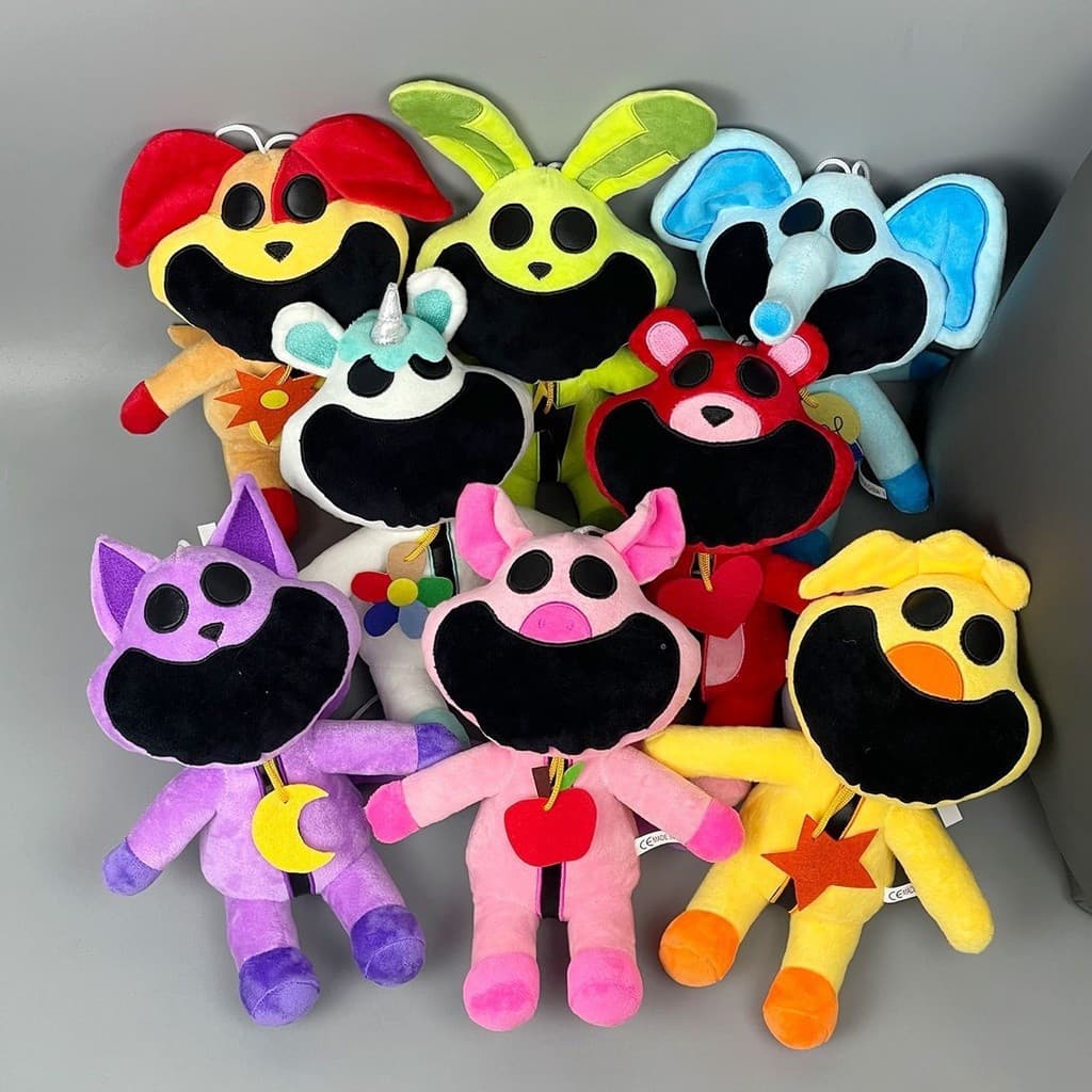 Brinquedo de Pelúcia Animal Sorridente Poppy Playtime 3, Boneco de Pelúcia Animal Sorridente, Presente para Crianças, Br