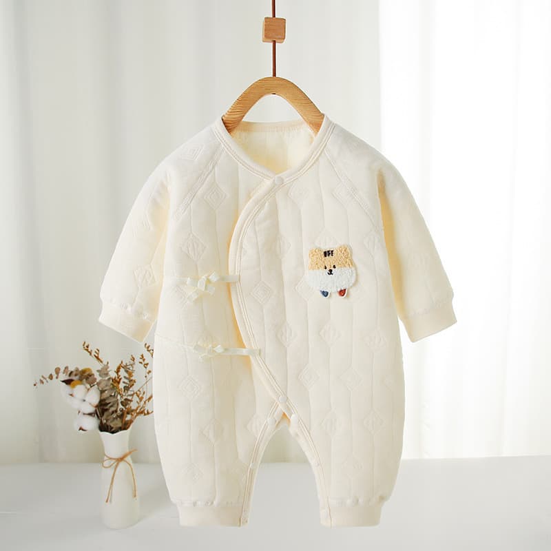 Roupas de bebê recém-nascido 0-3 meses macacão de bebê recém-nascido roupas quentes outono inverno ar algodão borboleta