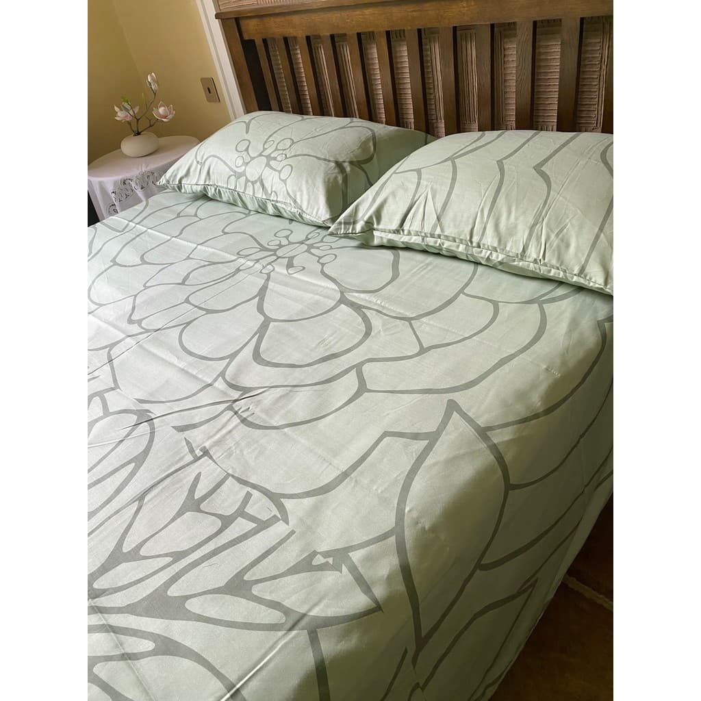 Lençol de algodão Tencel Folha dupla lisa e adequada para a pele 220 * 250 sem Pilling