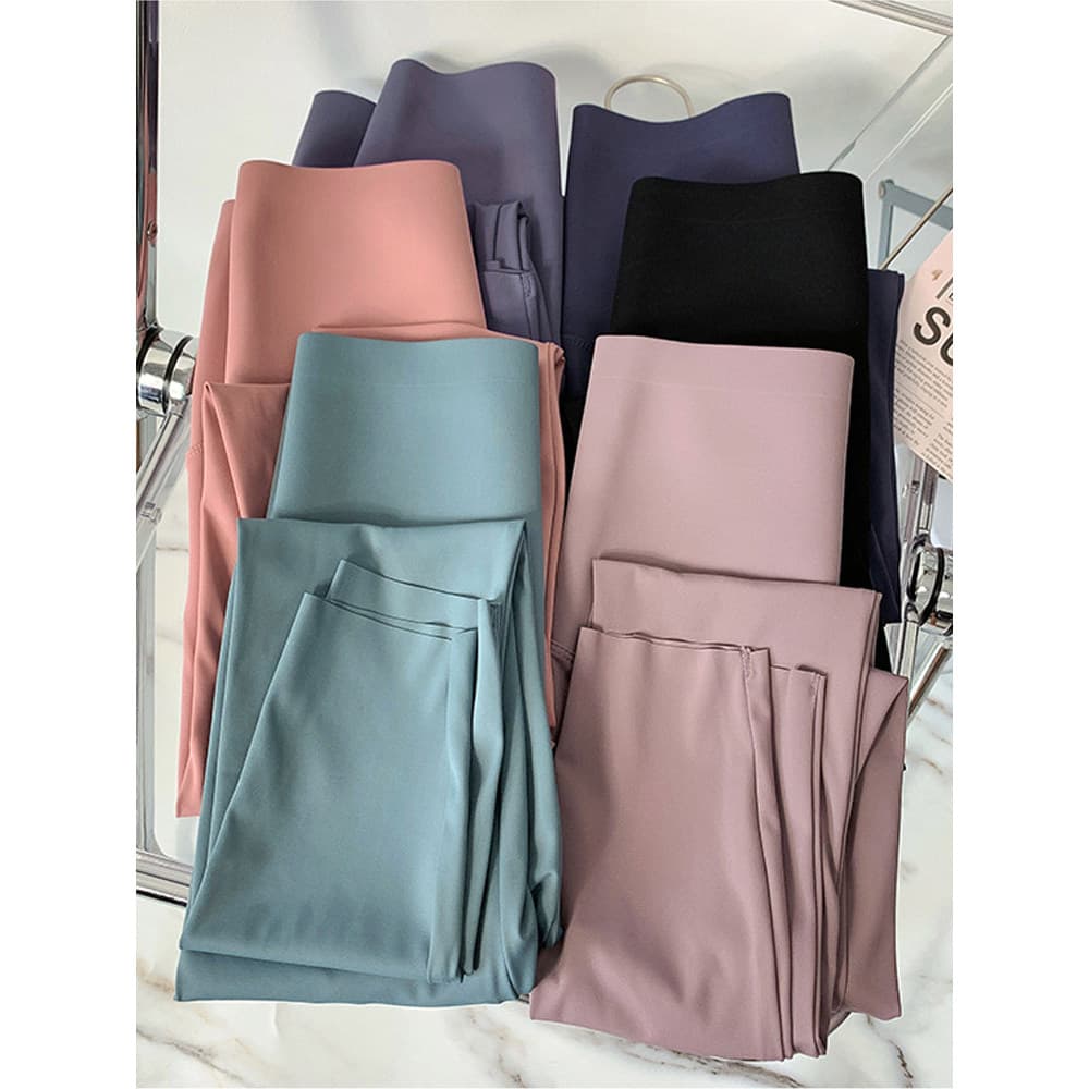Calças esportivas Nude pele-amigável sem costura calças de Yoga feminino cintura alta Hip-Lifting apertado exterior Wear