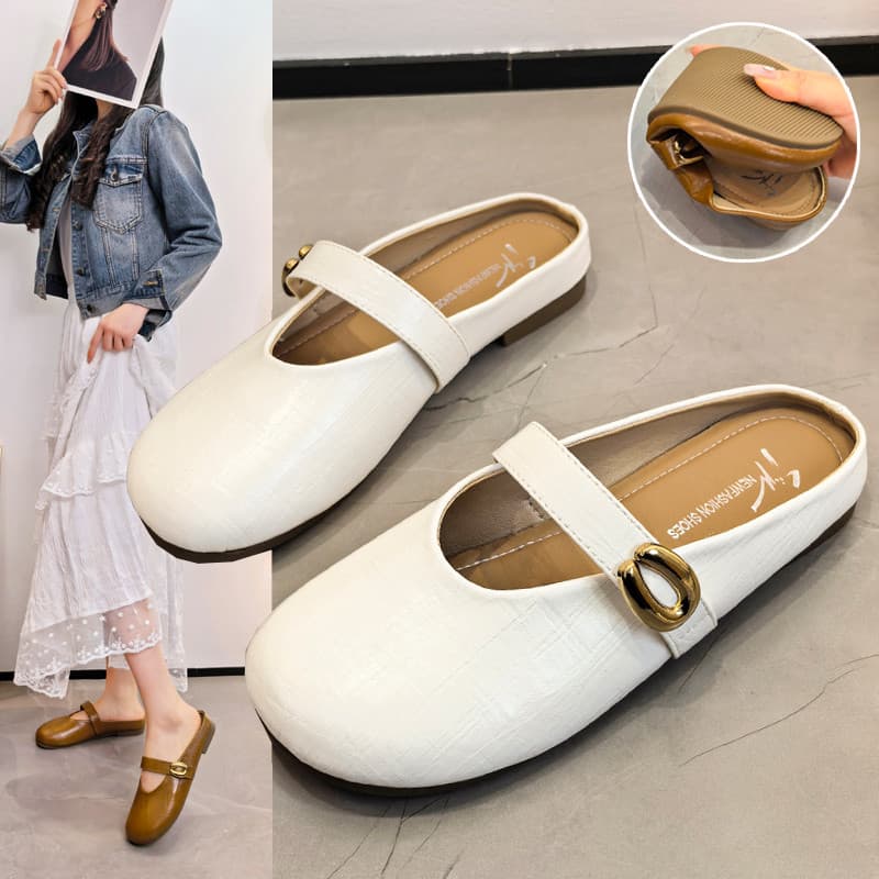 Desgaste exterior Baotou superfície macia sola macia meia chinelos 2026 primavera novo estilo sapatos casuais All-Match