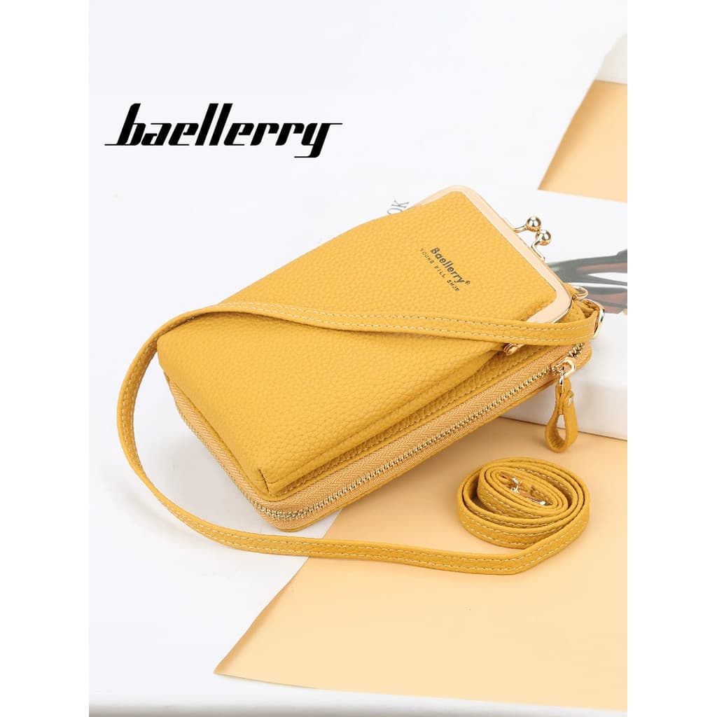 Baellery senhoras carteira versão coreana grande capacidade de comprimento médio saco do telefone móvel moda feminina zí
