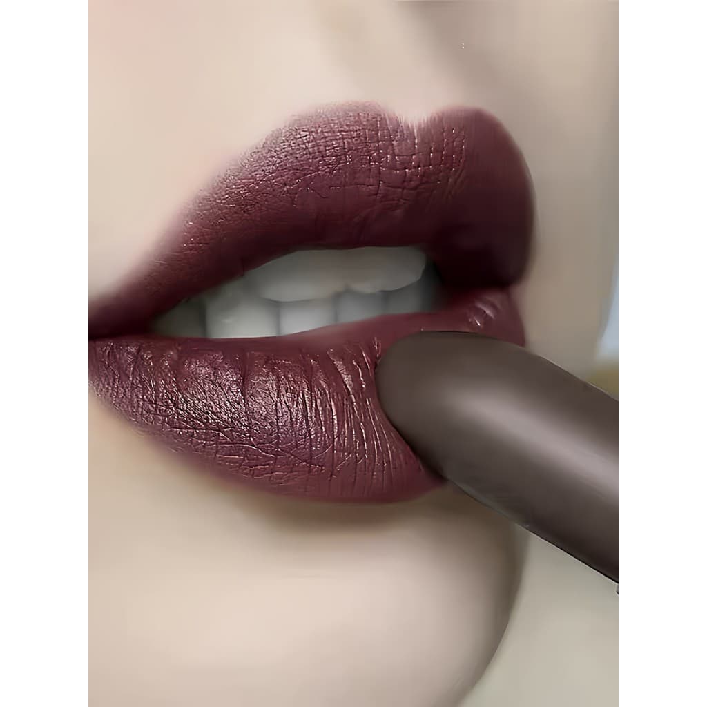 Vermelho escuro cor escura europeu americano moinho de vento cerejas cor baga batom jujuba vermelho tia cor feminino eur