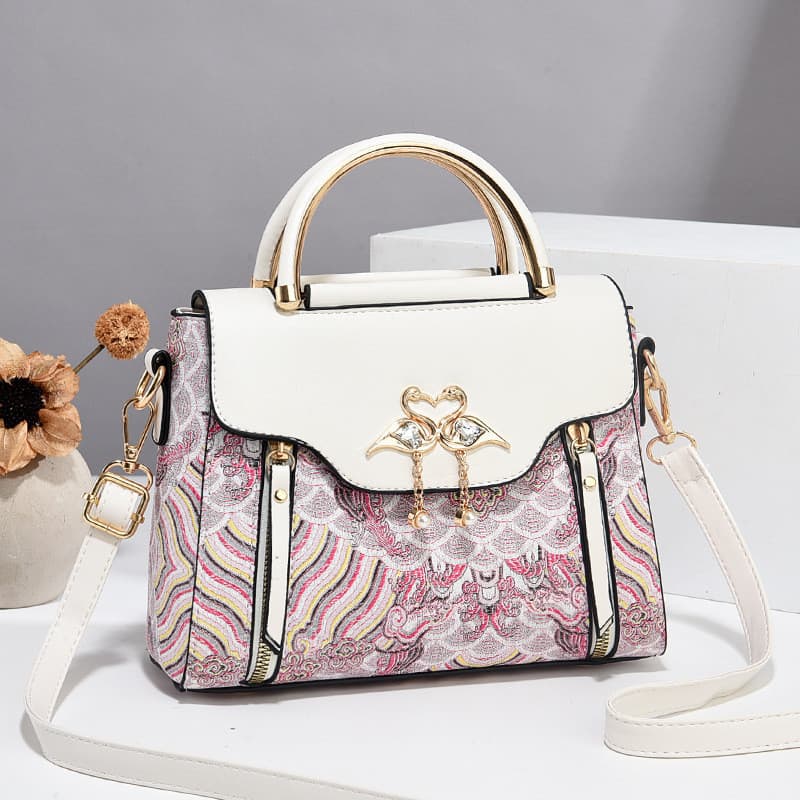Bolsa de PU 2026, nova bolsa feminina, bolsa de mão de luxo leve para senhoras, bolsa de ombro e transversal de alta qua