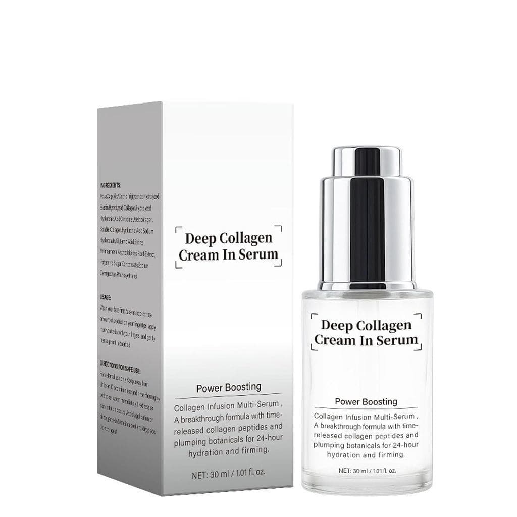 Sérum de Colágeno Profundo, Sérum Facial Anti-Envelhecimento, Hidratante, Reduz a secura e linhas finas, Efeito Liftin