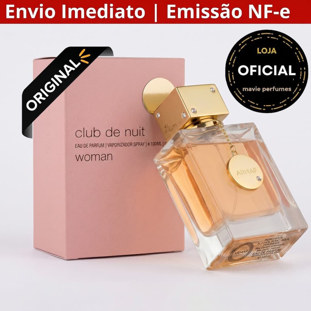 Perfume Arabe ARMAF CLUB DE NUIT WOMAN EDP Feminino 105ML 100% Original