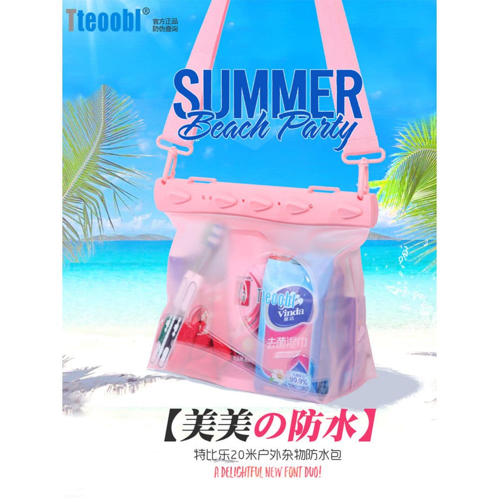 Bolsa à prova d'água para parque aquático, bolsa de ombro à beira-mar, armazenamento de praia, equipamento de Rafting, b