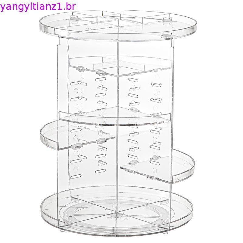 Original Organizador Cosmético Maquiagem Giratório Display 360 Ajustável Regulável