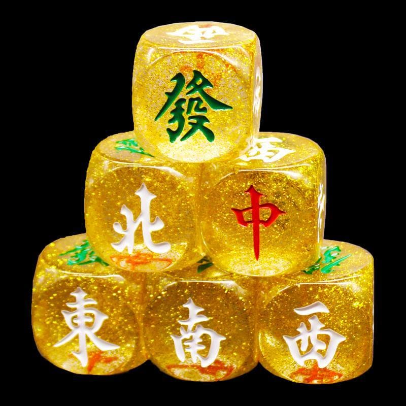 Dados de direção do vento Mahjong acessórios de jogo de cartas nordeste Westward dados direcional Fengzhuang peneira gra