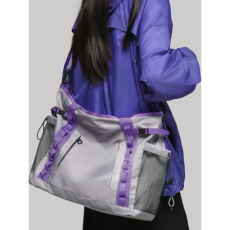 Bolsa mensageiro de viagem masculina, grande capacidade, sacola esportiva, academia, feminina, Casual, bolsa de ombro, v