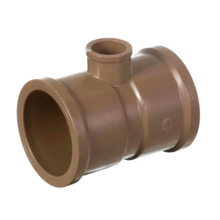 Tê de Redução Soldável 50x25mm Multilit Alta Vedação Resistente e Durável
