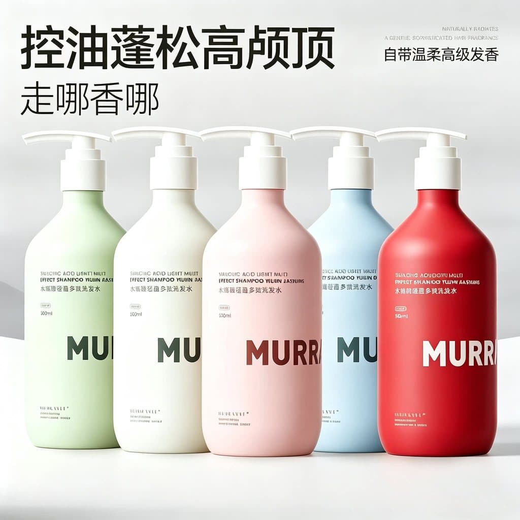 Morui Shampoo Ácido Salicílico Fragrância Suavizante Melhorando o Frizz Secura Nutritivo Cabelo Anti-coceira Controle de