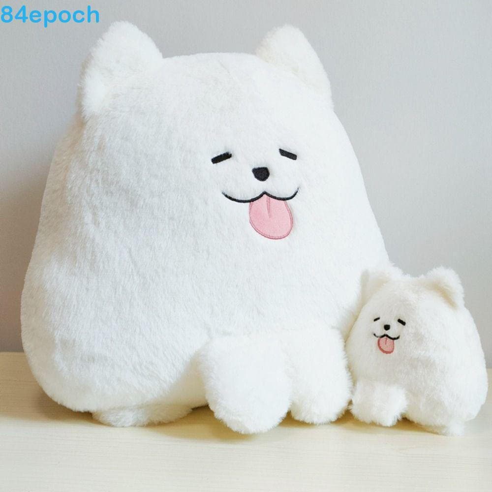 BREPOCH Samoyed Boneca De Pelúcia , Porta-Chaves , Travesseiro Macio , Chaveiro De Cachorro Brinquedo Kawaii