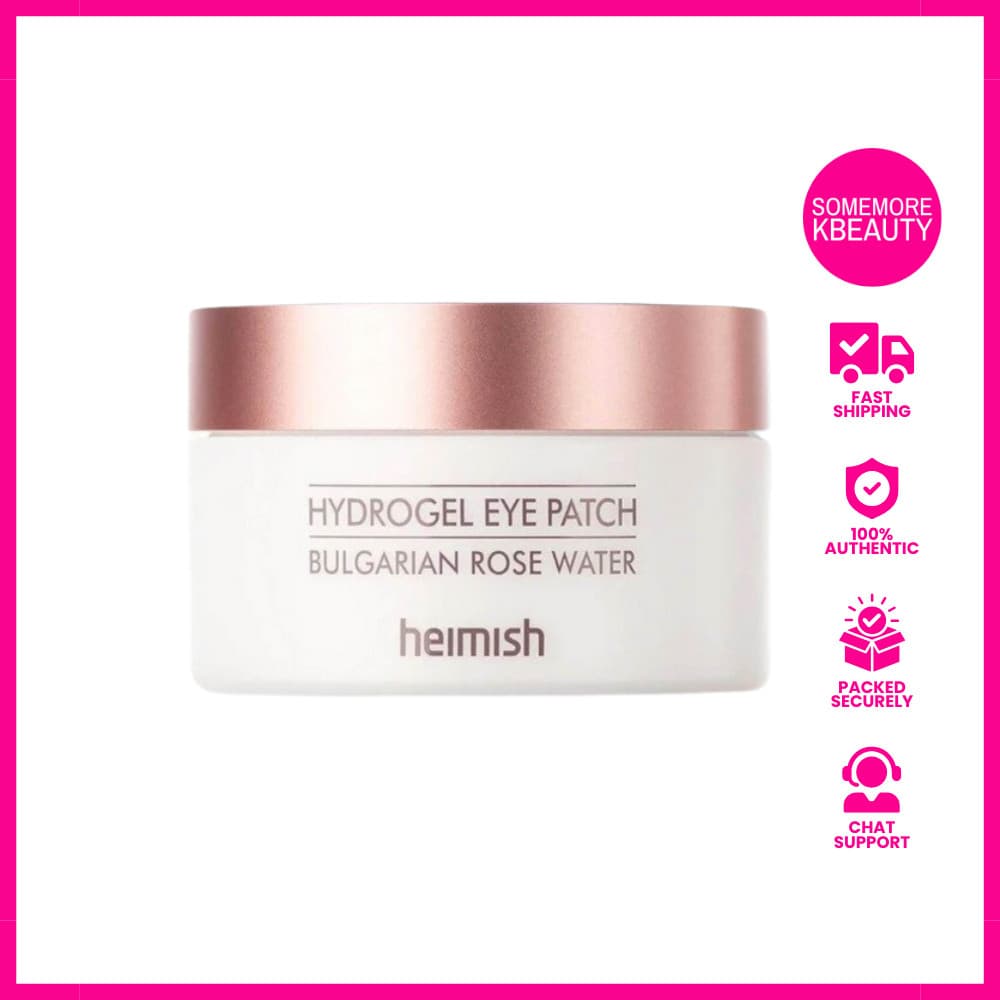 HEIMISH Patch Hidrogel para Olhos com Rosa Búlgara (N1) 60 unidades