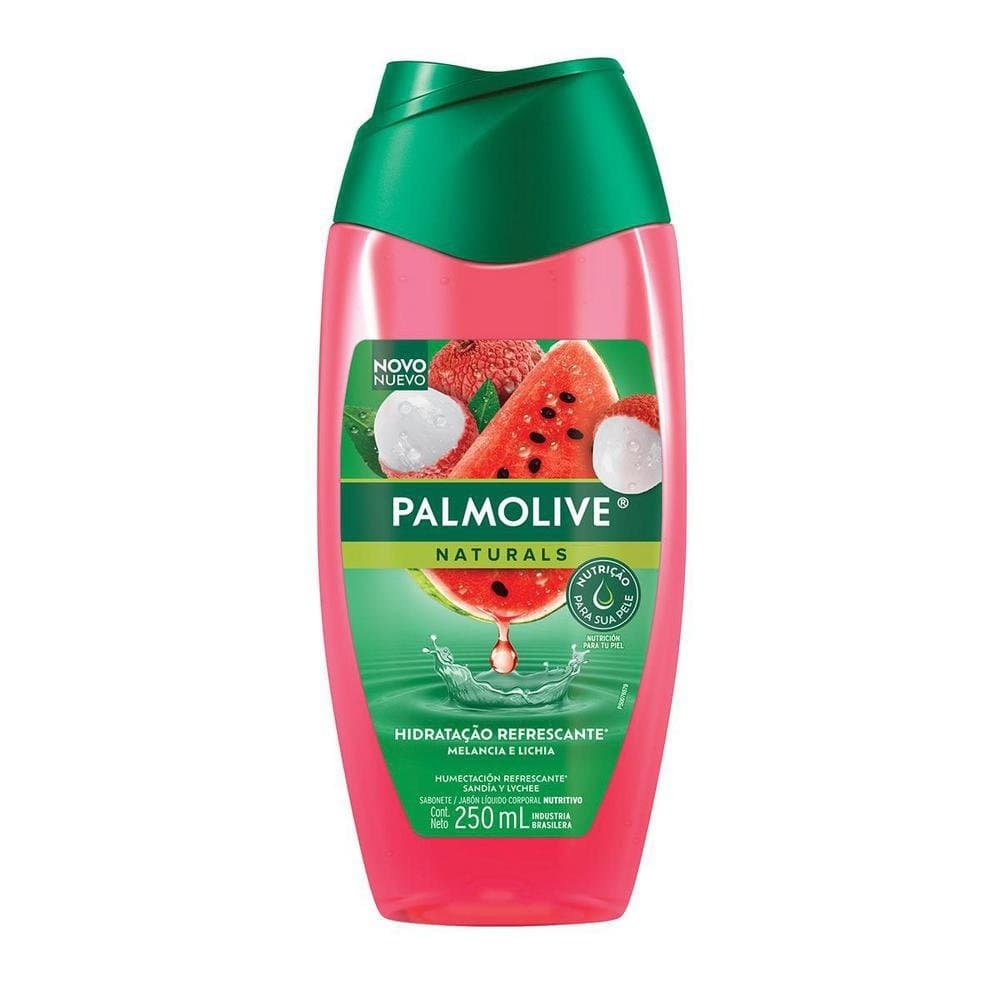 Palmolive Naturals Sabonete Liquido Hidratação Refrescante Melancia E Lichia 250ml
