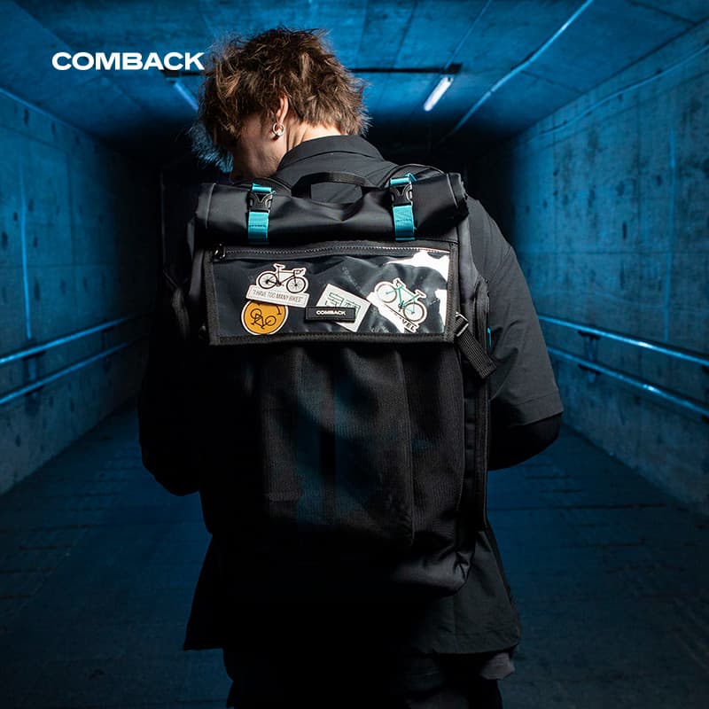 COMBACKx FCC Co-Branded Ciclismo Mochila Homens Mulheres Esportes Armazenamento de Capacete de Grande Capacidade
