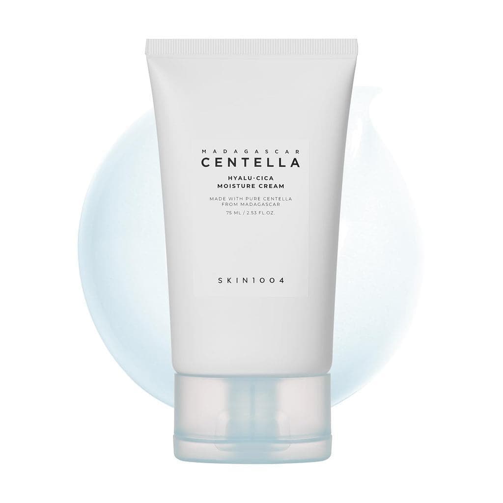 Creme Hidratante com Ácido Hialurônico e Centella Asiática 1004, 2,53 onças, 75 mililitros, creme facial coreano contend