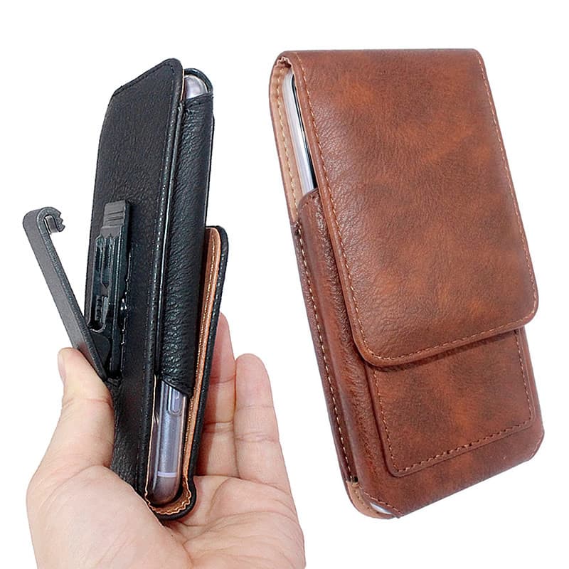 Clipe traseiro Bolsa para celular Cinto de desgaste Pendurado Bolsa de cintura Fivela giratória Clipe de pressão Plástic