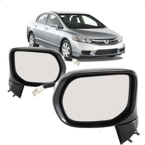 Retrovisor Civic 2007 2008 2009 2010 2011 Eletrico C/pisca