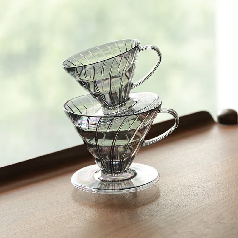 [Loja principal] Copo de filtro de café de resina HARIO V60 Copo de filtro Copo de café feito à mão No. Copo de filtro d