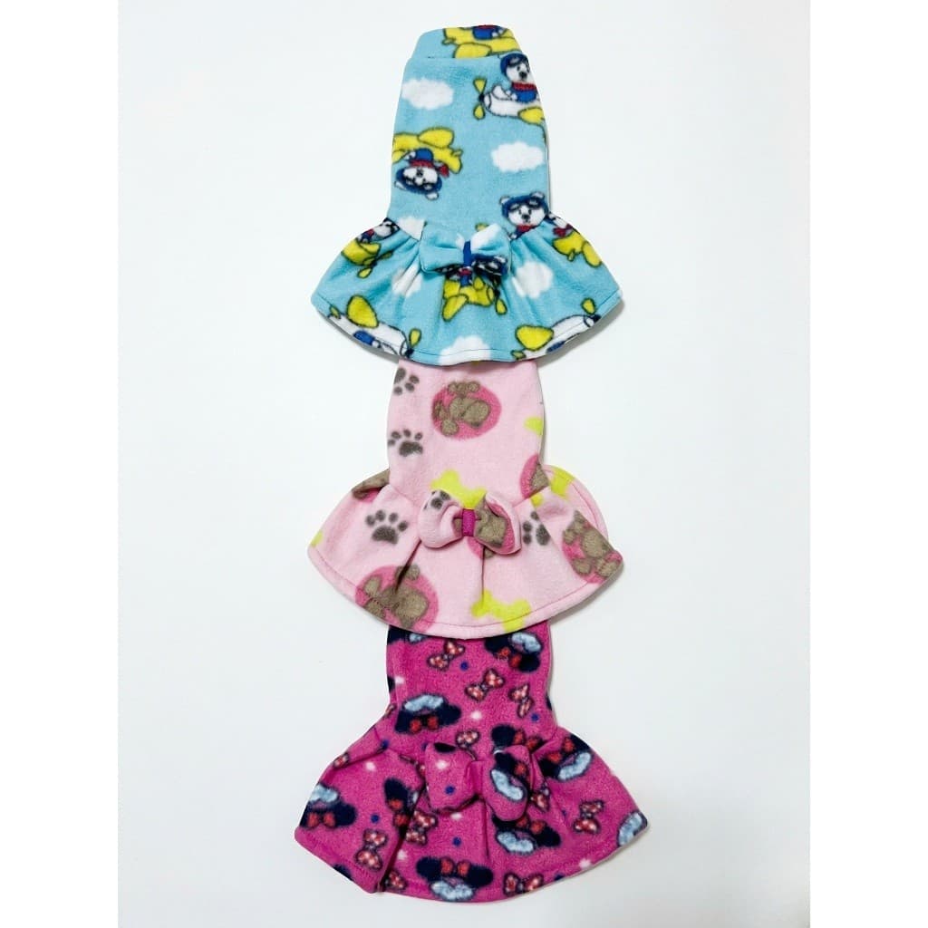 Vestido Pet Soft Inverno Quentinho Confortável Roupa Cachorro Luxo Estampado PP ao GG