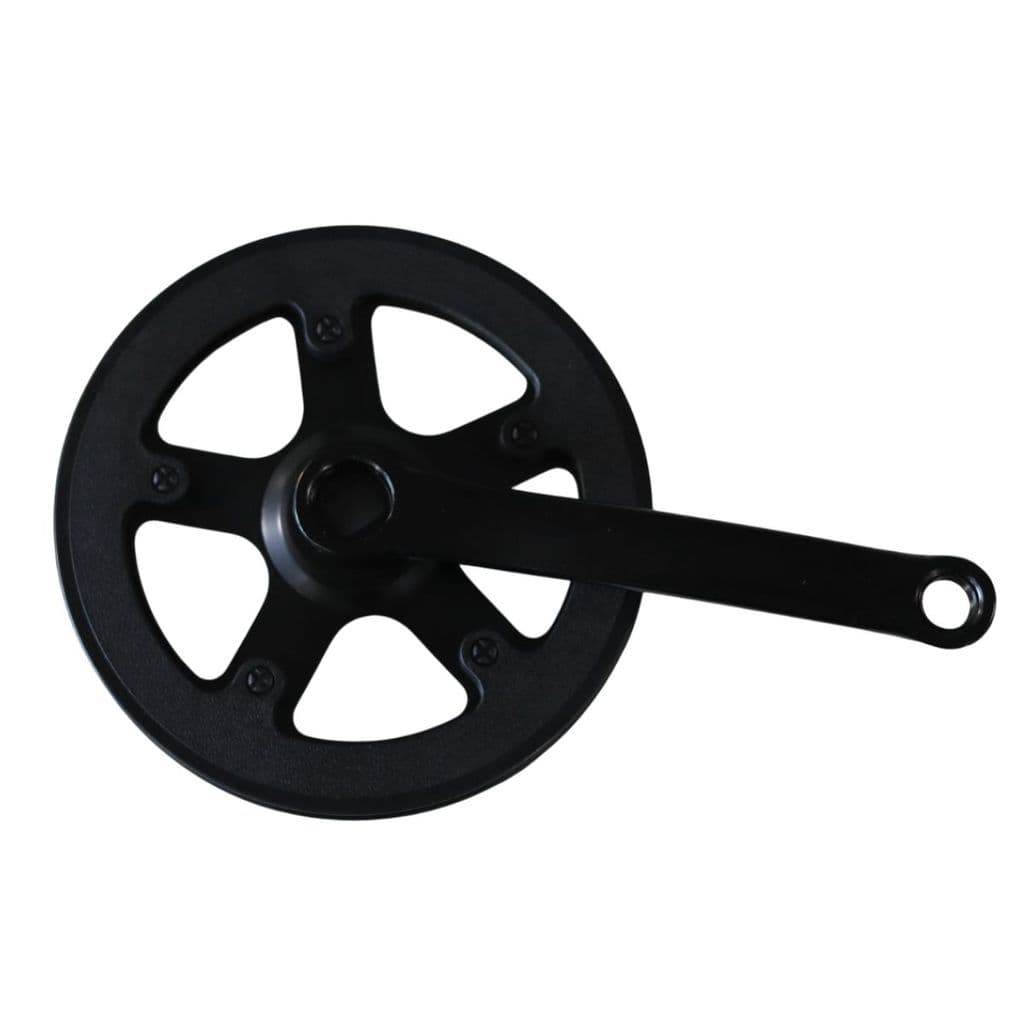 Pedivela Bike Pinnes Single Recapado Coroa 36D 152mm Preto