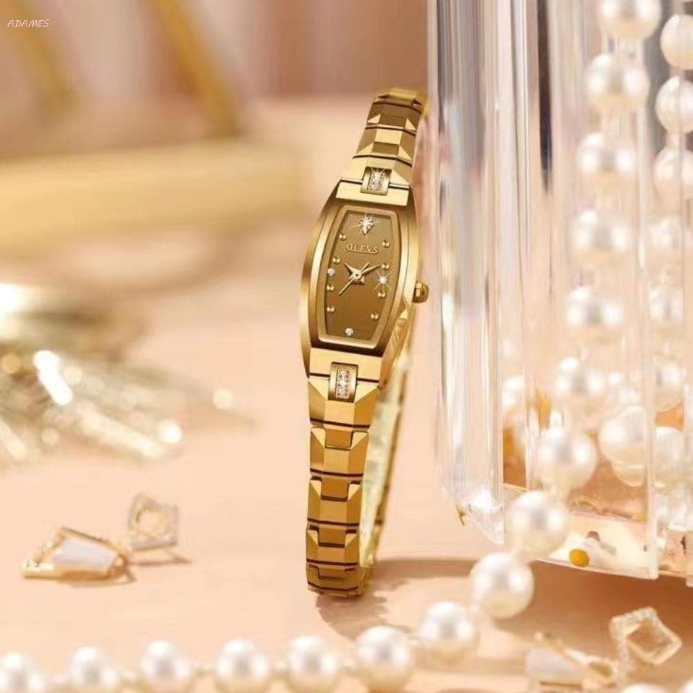 Relógio De Quartzo ADAMES Para Mulheres , Pulso Feminino Elegante E Luxuoso Fino À Prova D'água