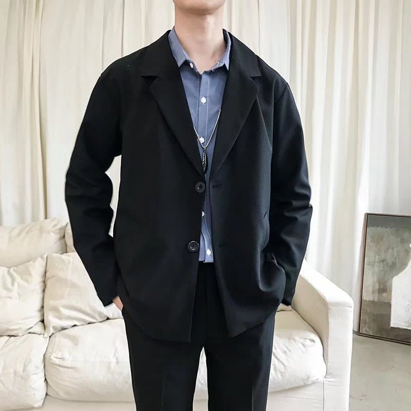 Outono inverno estilo Extra grande tamanho terno masculino homem gordo 110kg roupas casuais único ocidental juventude ja