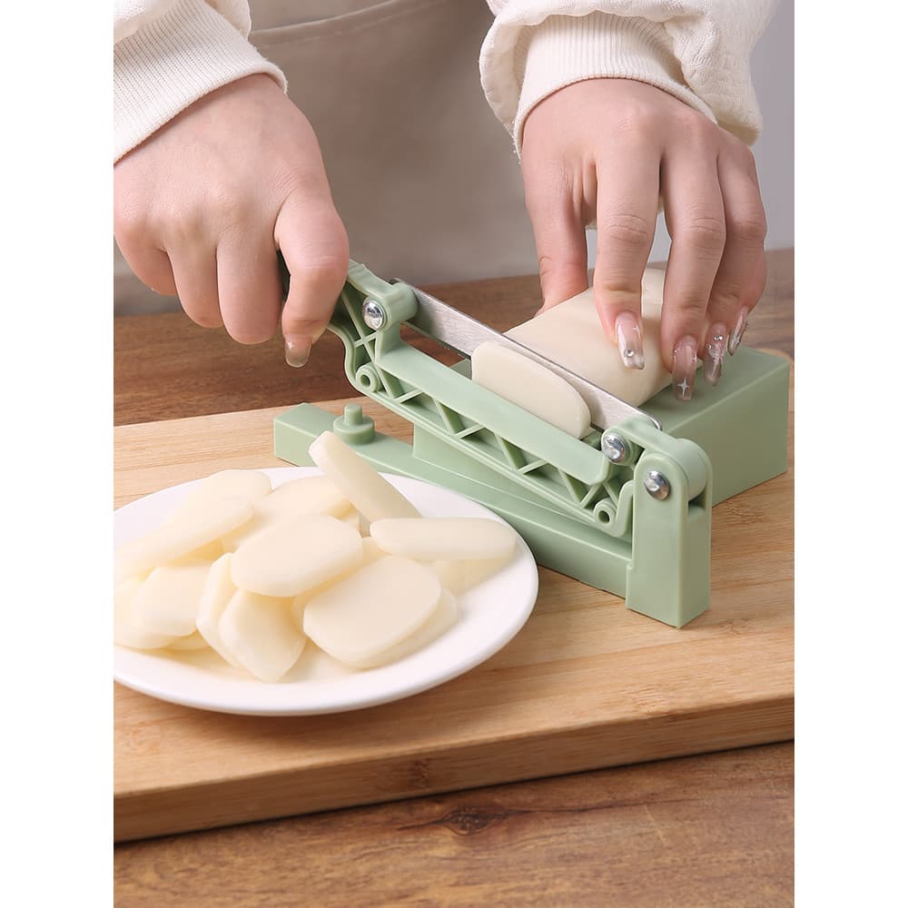 Corte de bolo de arroz faca especial Mini artesanal bolo de arroz Slicer ferramenta útil casa Nymbol barra de bolo de ar