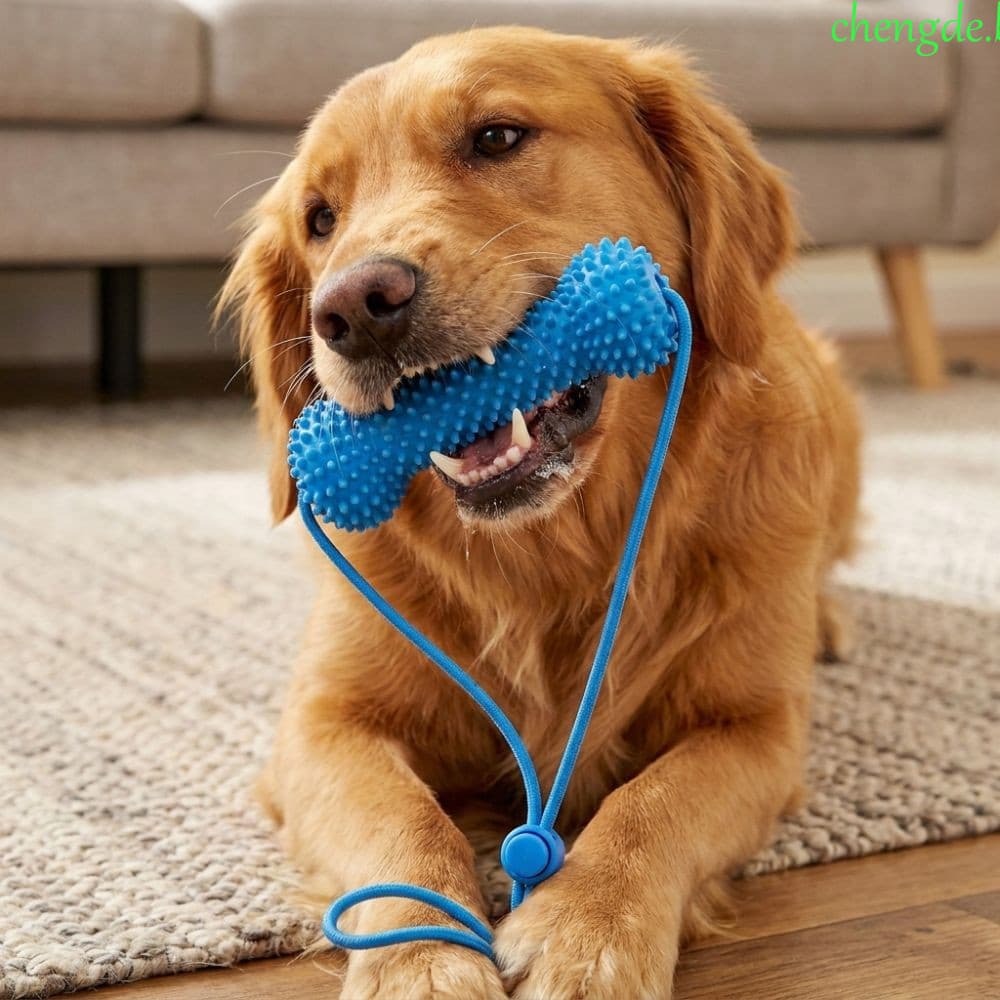 Vara De Dentição Para Cães CHENGDEBR , Com Brinquedo De Limpeza De Dentes De Animais De Estimação Resistente À Mordida D