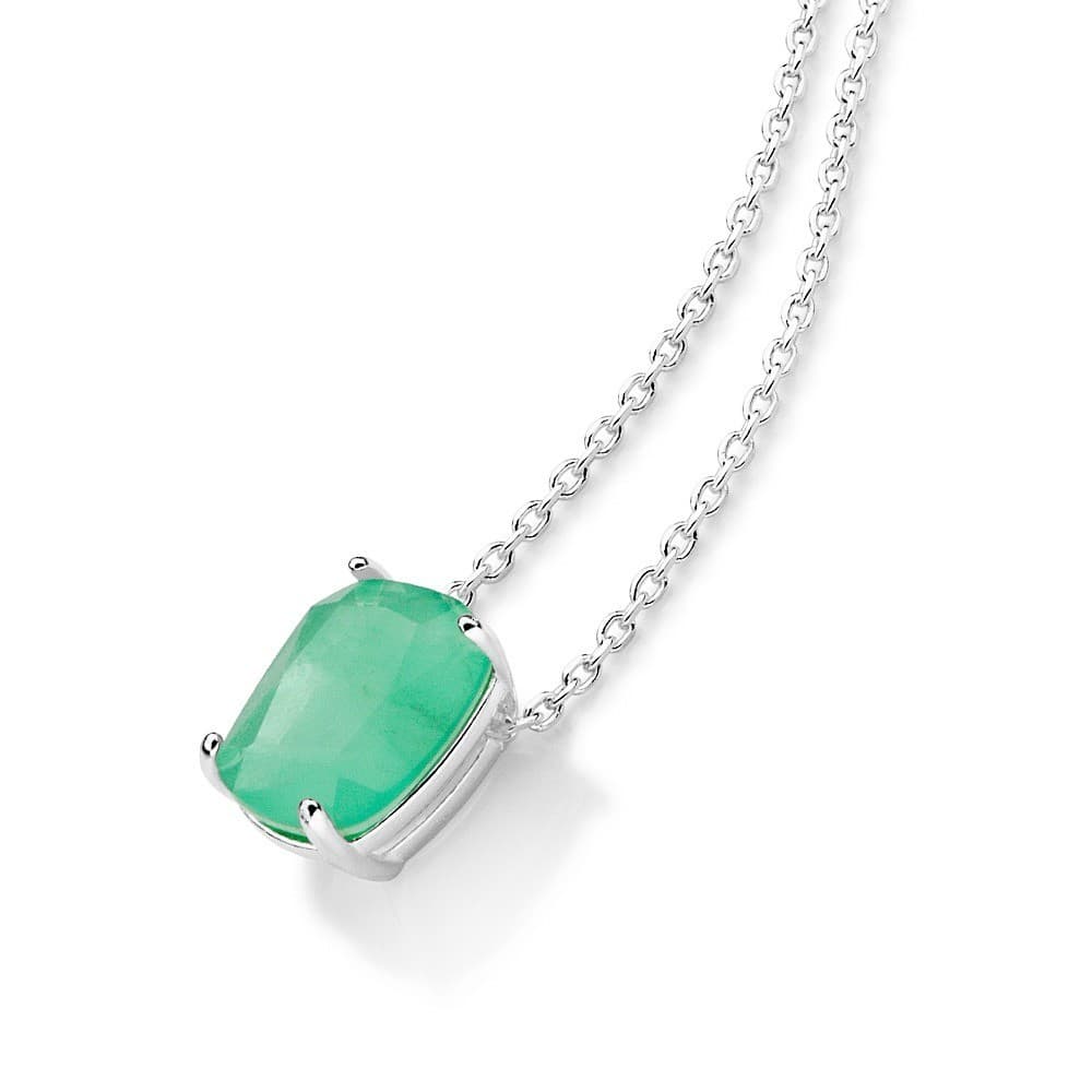Gargantilha Rommanel Prata 925 Cristal Turmalina - 830144