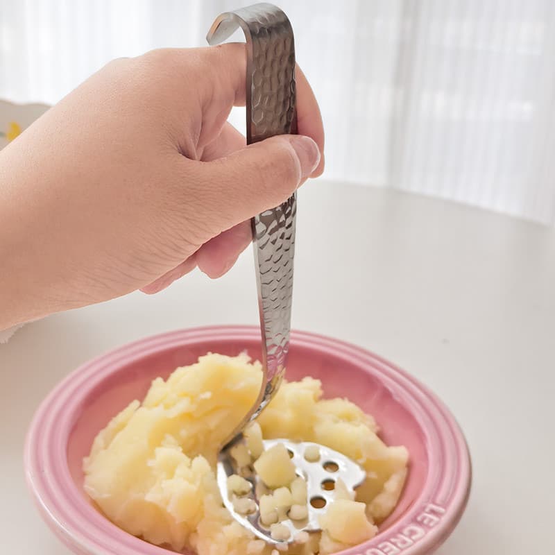 Prensa de purê de batata em aço inoxidável 304, prensa criativa em forma de garra de gato, aparelho de cozinha para famí
