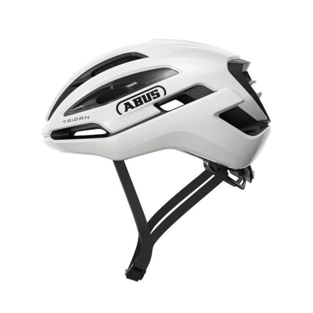 Capacete Ciclismo ABUS Taipan Branco Aerodinâmico Bike MTB Speed Adulto