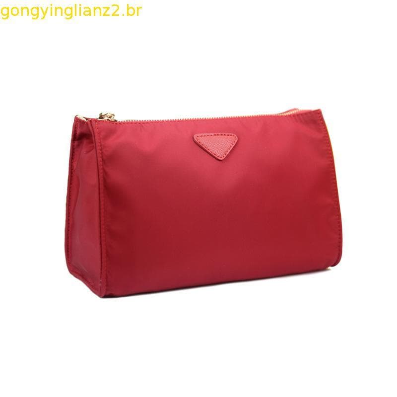 Saco cosmético de náilon à prova dwaterproof água saco de armazenamento de cosméticos feminino portátil saco de higiene