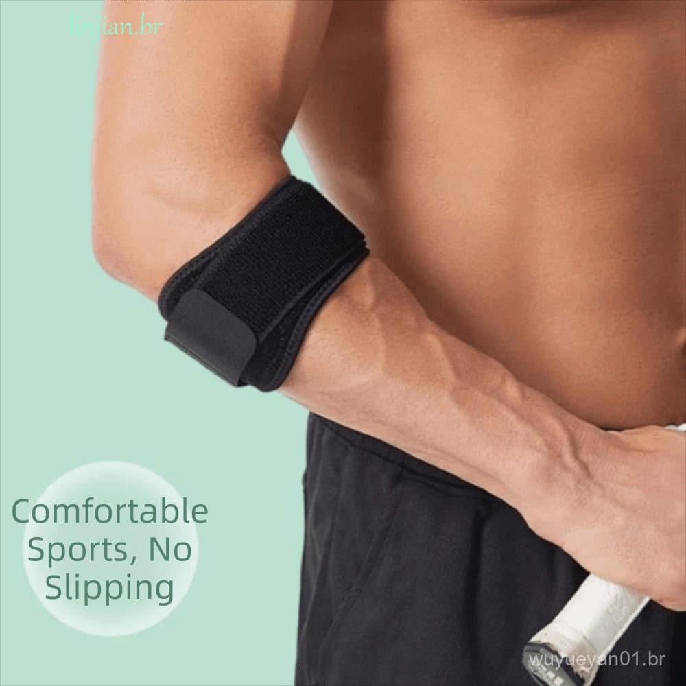 Cinta De Cotovelo Ajustável LINJIAN , De Tênis De Exercício Diário De Suporte Respirável , Cotoveleiras De Compressão