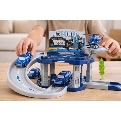 Brinquedo Educativo Pista Estacao Infantil 16 Pecas Desenvolvimento Criança